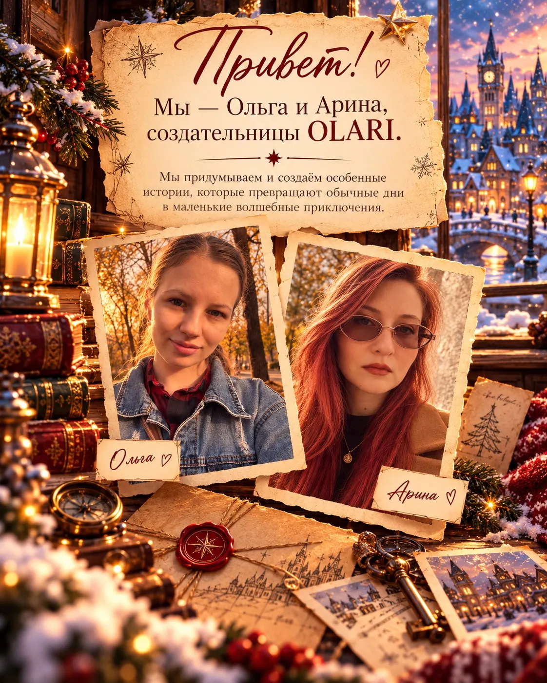 Ольга и Арина — создательницы OLARI